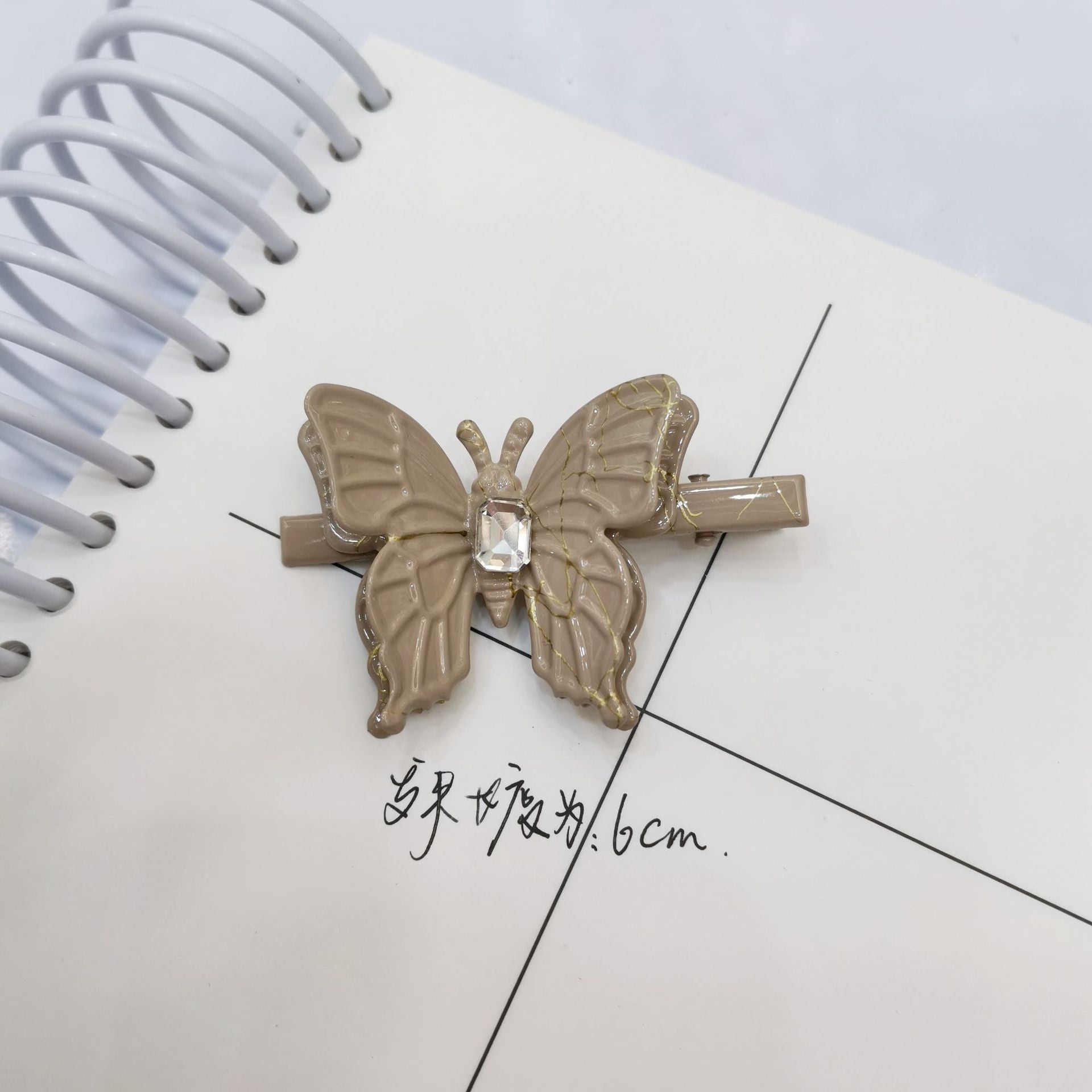 Wholesale Colorful Hollow Metal Butterfly Hairpins